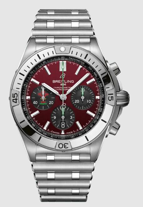 Replica Breitling CHRONOMAT B01 42 SIX NATIONS WALES AB0134A61K1A1 Watch